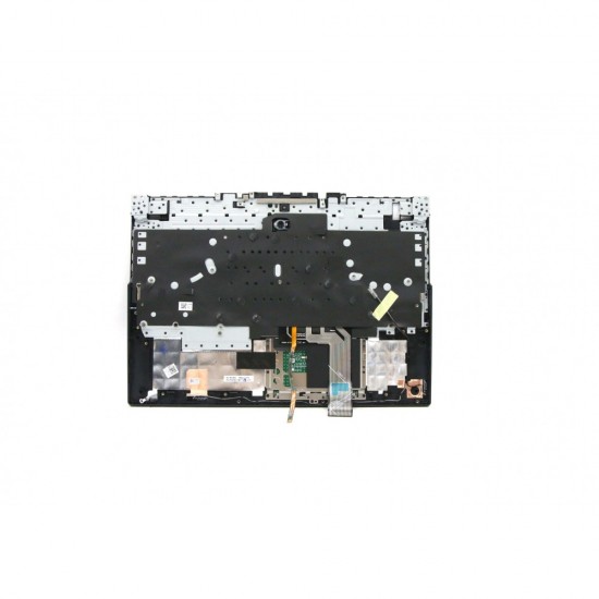 Carcasa superioara cu tastatura palmrest Laptop, Lenovo, Legion 5-15ACH6A Type 82NW, 5CB1D10934, AP1ZT000300, EL1ZT000W00, HY560, iluminata, 4 pini, albastra, layout US
