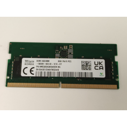 Memorie RAM Laptop, SK hynix, 8GB, 1Rx16, DDR5, PC5-44800, 5600MHz, 1.1V, HMCG66AGBSA092N, CL46, Non-ECC, SODIMM, 262 pini