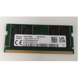 Memorie RAM Laptop, SK hynix, 32GB, 2Rx8, DDR5, PC5-51200, 6400MHz, 1.1V, HMCG88AHBVA315N, CL52, Non-ECC, SODIMM, 262 pin