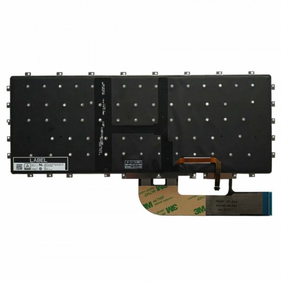 Tastatura Laptop 2-in-1, Dell, Precision 5530, P73F, P73F001, iluminata, neagra, layout US