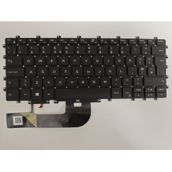 Tastatura Laptop 2-in-1, Dell, Precision 5530, P73F, P73F001, iluminata, neagra, layout UK