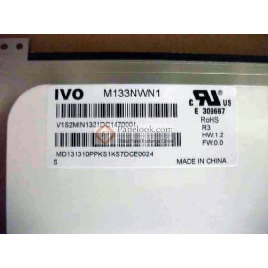 Display compatibil Laptop, BOE, HB133WX1-402, 13.3 inch, Slim, Rezolutie HD, 1366x768, 306mm latime, prinderi sus si jos, 30 pini