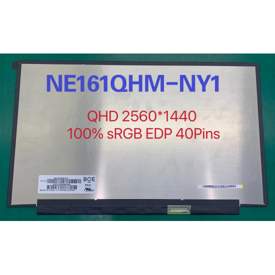 Display Laptop Gaming, HP, OMEN 16-WF, NE161QHM-NY1 V8.0, 16.1 inch, rezolutie 2.5K, QHD, 2560x1440, 165Hz, 40 pini