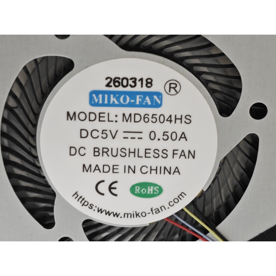Cooler Laptop, Medion, Akoya E16401, E16402, MD6504HS, 5V, 0.5A