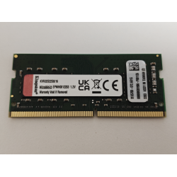 Memorie Ram Laptop Kingston 16GB, DDR4, 3200Mhz, 1Rx8, KVR32S22S8/16, PC4-25600, CL22, 1.2V, Non-ECC, SODIMM, 260 pini