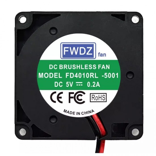 Cooler Desktop Mini PC, FD4010RL-5001, 5V, 0.2A, 40x40x10mm, 4 pini