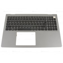Carcasa superioara cu tastatura palmrest Laptop, Dell, Vostro 3525, P112F, P112F005, P112F006, MXC41, 0MXC41, VFY24, 0VFY24, MGFFM, 0MGFFM, FA3ZT000700-1, AP3ZT000701, EC3LK000100, iluminata, gri deschis, layout US
