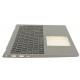 Carcasa superioara cu tastatura palmrest Laptop, Dell, Vostro 15 3535, P112F, P112F006, MXC41, 0MXC41, VFY24, 0VFY24, MGFFM, 0MGFFM, FA3ZT000700-1, AP3ZT000701, EC3LK000100, iluminata, gri deschis, layout US
