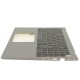 Carcasa superioara cu tastatura palmrest Laptop, Dell, Vostro 15 3535, P112F, P112F006, MXC41, 0MXC41, VFY24, 0VFY24, MGFFM, 0MGFFM, FA3ZT000700-1, AP3ZT000701, EC3LK000100, iluminata, gri deschis, layout US