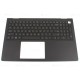 Carcasa superioara cu tastatura palmrest Laptop, Dell, Vostro 15 3530, P112F, P112F010, T00D2, 0T00D2, DHFJ3, 0DHFJ3, MGFFM, 0MGFFM, FA3ZT000300, AP3ZT000301, EC3LK000100, iluminata, gri inchis, layout US
