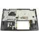 Carcasa superioara cu tastatura palmrest Laptop, Dell, Vostro 15 3530, P112F, P112F010, T00D2, 0T00D2, DHFJ3, 0DHFJ3, MGFFM, 0MGFFM, FA3ZT000300, AP3ZT000301, EC3LK000100, iluminata, gri inchis, layout US