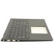 Carcasa superioara cu tastatura palmrest Laptop, Dell, Vostro 15 3530, P112F, P112F010, T00D2, 0T00D2, DHFJ3, 0DHFJ3, MGFFM, 0MGFFM, FA3ZT000300, AP3ZT000301, EC3LK000100, iluminata, gri inchis, layout US