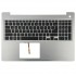 Carcasa superioara cu tastatura palmrest Laptop, Dell, Inspiron 15 5575, P75F, P75F002, MR2KH, 0MR2KH, 4D3R8, 04D3R8, AP21C000810, FA21C000J10-2, iluminata, argintie, layout US
