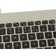 Carcasa superioara cu tastatura palmrest Laptop, Dell, Inspiron 15 5575, P75F, P75F002, MR2KH, 0MR2KH, 4D3R8, 04D3R8, AP21C000810, FA21C000J10-2, iluminata, argintie, layout US