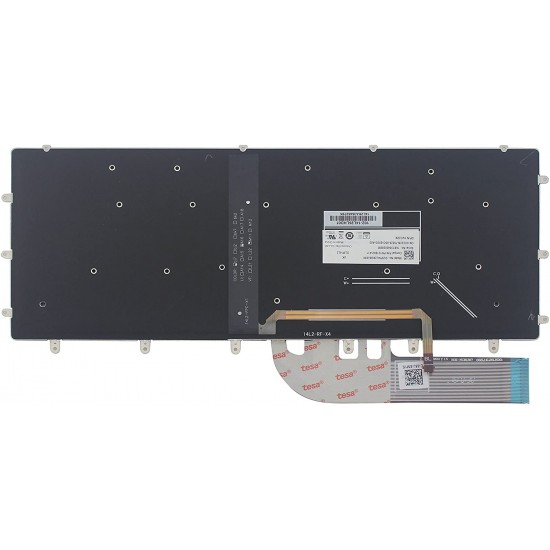 Tastatura Laptop, Dell, Precision 5520, P56F, P56F001, VC22N, 0VC22N, iluminata, neagra, layout UK