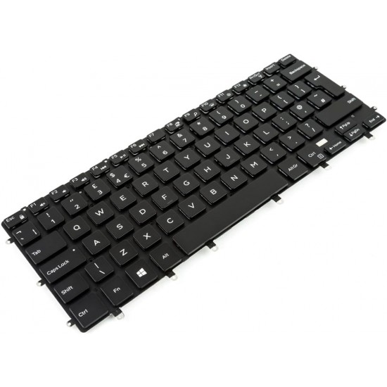Tastatura Laptop, Dell, Precision 5520, P56F, P56F001, VC22N, 0VC22N, iluminata, neagra, layout UK