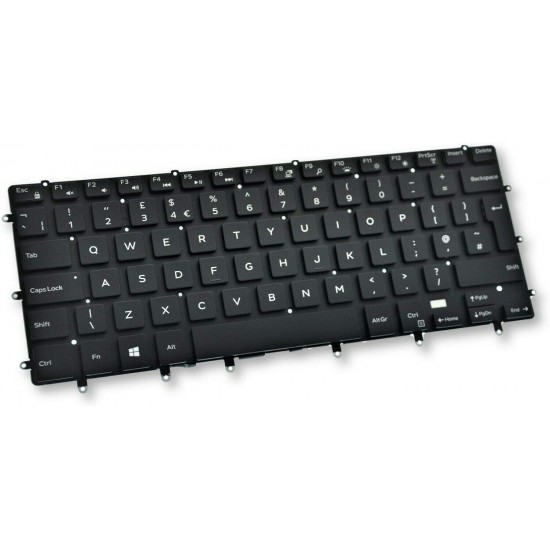 Tastatura Laptop, Dell, Precision 5520, P56F, P56F001, VC22N, 0VC22N, iluminata, neagra, layout UK