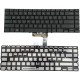 Tastatura Laptop, Asus, ZenBook 14 U4700E, U4700EA, iluminata, gri, layout US