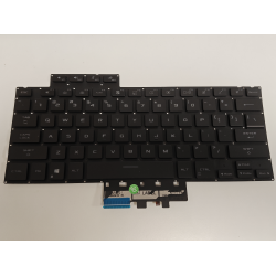Tastatura Laptop Gaming, Asus, ROG Zephyrus G14 GA402X, GA402XI, GA402XU, GA402XV, GA402XY, GA402XZ, iluminata, RGB, neagra, layout US