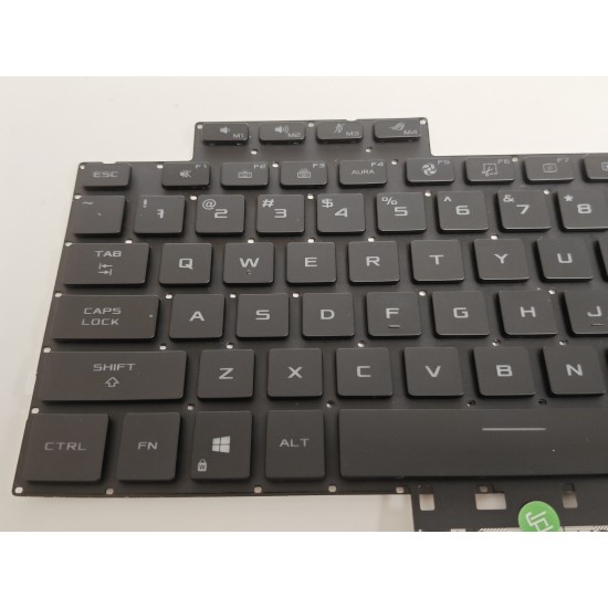 Tastatura Laptop Gaming, Asus, ROG Zephyrus G14 GA402R, GA402RJ, GA402RK, iluminata, RGB, neagra, layout US