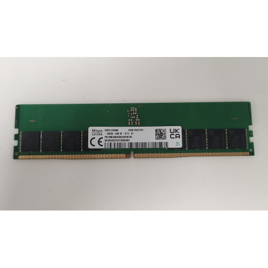 Memorie RAM Desktop, SK hynix, 32GB, 2Rx8, DDR5, PC5-44800, 5600MHz, 1.1V, HMCG88AGBUA084N, CL46, Non-ECC, UDIMM, 288 pini