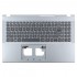 Carcasa superioara cu tastatura palmrest Laptop, Acer, Aspire 3 A315-59, 6B.K6SN2.001, AP3UI000460, AM3UI000500, PK133TY1A00, AEZYXR01010, HQ2101AH31007, NKI15131QQ, argintie, layout US