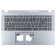 Carcasa superioara cu tastatura palmrest Laptop, Acer, Aspire 3 A315-59, 6B.K6SN2.001, AP3UI000460, AM3UI000500, PK133TY1A00, AEZYXR01010, HQ2101AH31007, NKI15131QQ, argintie, layout US
