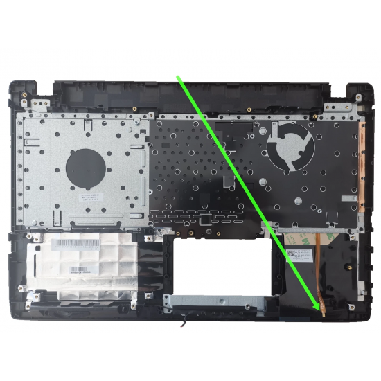Carcasa superioara cu tastatura palmrest Laptop, Asus, ROG GL553VW, 90NB0DC1-R30010, 13N1-0BA0T11, 13N1-0BA0F11, iluminata, conector 4 pini, taste rosii, layout US