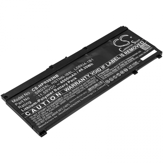 Baterie compatibila Laptop, HP, Pavilion 15-CB, 15T-CB, TPN-Q193, L08934-1B1, CS-HPR003NB, HSTNN-IB8L, SR03XL, 11.55V, 4000mAh, 46.20Wh
