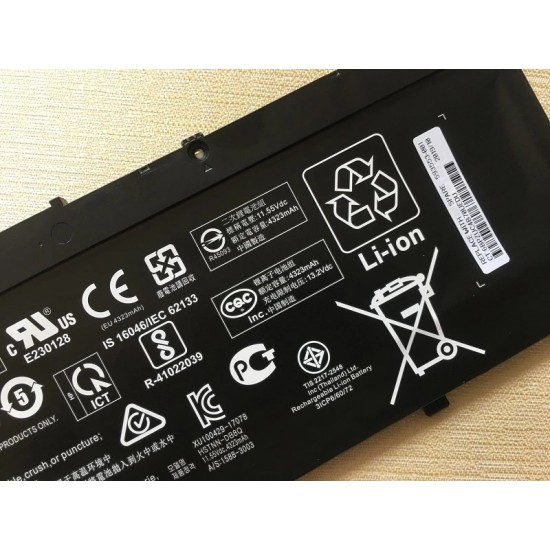 Baterie Laptop Gaming, HP, 17-CD, 17T-CD, TPN-C142, L08855-855, L08934-2B1, 3ICP6/60/72, HSTNN-DB8Q, SR03XL, 11.55V, 4550mAh, 52.5Wh