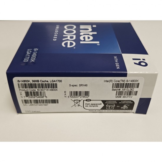 Procesor Intel Raptor Lake Refresh, Core i9 14900K, 3.2GHz, LGA 1700, BX8071514900, SRN48, BOX