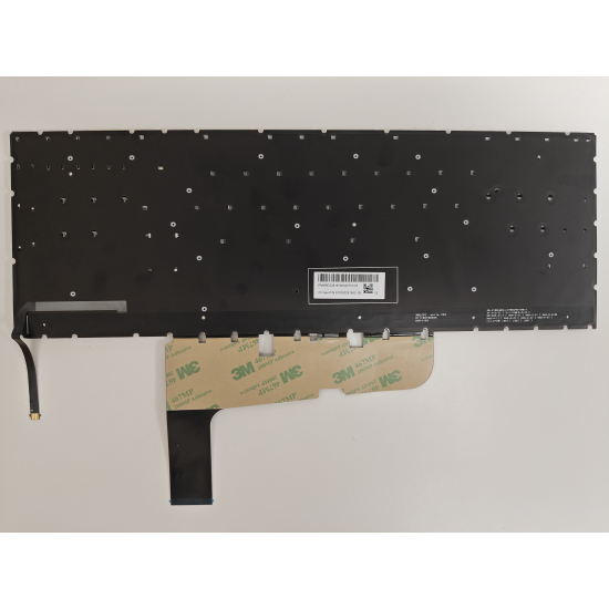 Tastatura Laptop Gaming, HP, OMEN 16-U, iluminata, conector 4 pini, neagra, versiunea 2, layout US