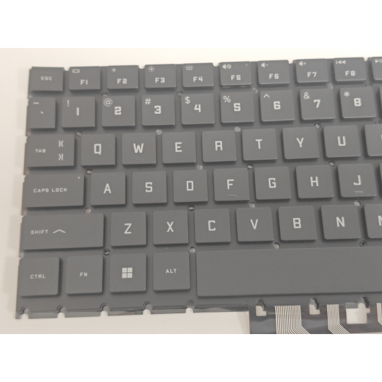 Tastatura Laptop Gaming, HP, OMEN 16-U, iluminata, conector 4 pini, neagra, versiunea 2, layout US