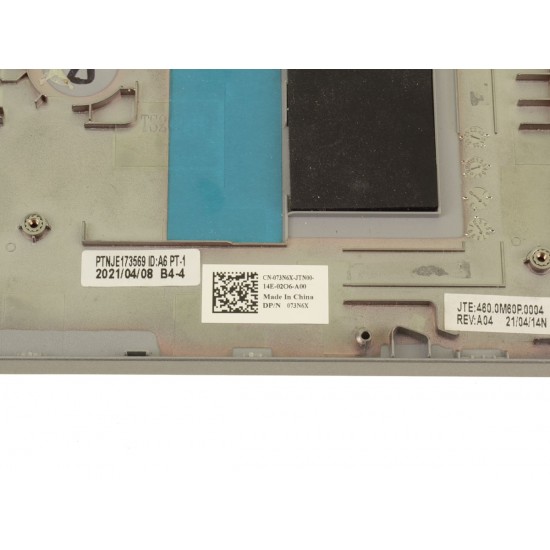 Carcasa superioara palmrest Laptop, Dell, Precision 3560, P104F, P104F001, 73N6X, 073N6X, 460.0M60P.0004, 460.0M60P.0021, gri