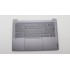 Carcasa superioara cu tastatura palmrest Laptop, Lenovo, IdeaPad Pro 5 14IRH8 Type 83AL, 5CB1K97042, HQ2072209G000, NB6368B, iluminata, Artic Grey, layout US