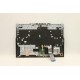 Carcasa superioara cu tastatura palmrest Laptop, Lenovo, Legion 5-15ITH6 Type 82JK, 5CB1C74773, 5CB1D04994, AP1ZT000350, EL1ZT000W00, HY560, iluminare alba, 4 pini, neagra, layout US