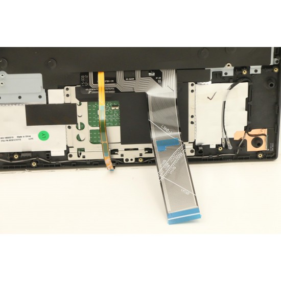 Carcasa superioara cu tastatura palmrest Laptop, Lenovo, Legion 5-15ITH6 Type 82JK, 5CB1C74773, 5CB1D04994, AP1ZT000350, EL1ZT000W00, HY560, iluminare alba, 4 pini, neagra, layout US