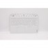 Carcasa superioara cu tastatura palmrest Laptop, Lenovo, Legion 5-15ITH6 Type 82JK, 5CB1D05094, 5CB1D05090, AP1ZT000340, EL1ZT000W00, HY560, iluminata, 4 pini, alba, layout US