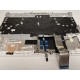 Carcasa superioara cu tastatura palmrest Laptop, Lenovo, Legion 5-15ITH6 Type 82JK, 5CB1D05094, 5CB1D05090, AP1ZT000340, EL1ZT000W00, HY560, iluminata, 4 pini, alba, layout US