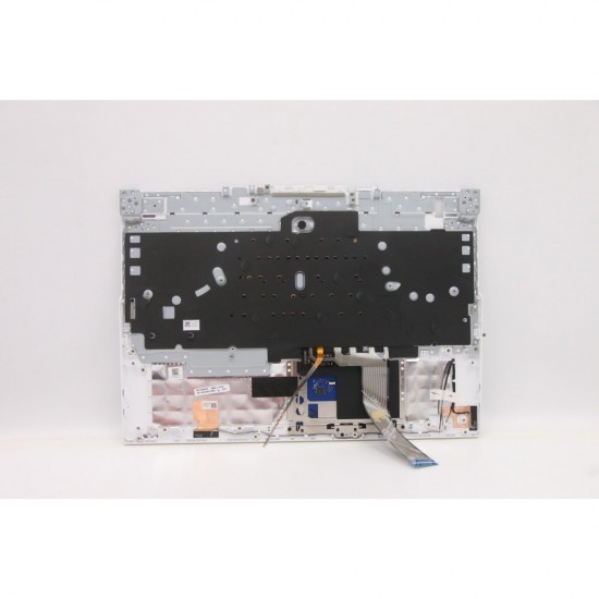 Carcasa superioara cu tastatura palmrest Laptop, Lenovo, Legion 5-15ACH6A Type 82NW, 5CB1D12364, AP1ZT000340, EL1ZT000W00, HY560, iluminata, 4 pini, alba, layout US