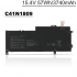 Baterie compatibila Laptop, Asus, ZenBook Flip 15 Q536F, Q536FD, Q536FDX, 0B200-03440000, 4ICP7/54/64, C41N1809, 15.4V, 3640mAh, 57Wh