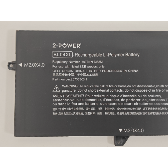 Baterie compatibila Laptop, HP, EliteBook X360 1040 G5, L07353-241, CBP3790A, HSTNN-DB8M, BL04XL, 7.7V, 6800mAh, 52Wh