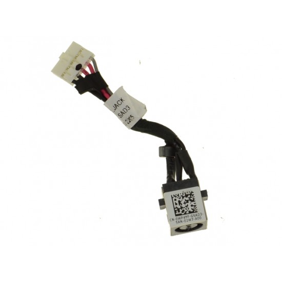 Mufa alimentare Laptop, Dell, Latitude E5550, P37F, P37F001, WP4YF, 0WP4YF, DC30100VK00, ADM80 DC IN JACK, 7cm