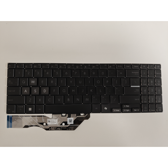 Tastatura Laptop, Asus, VivoBook 16 Flip TP3607A, TP3607AA, iluminata, neagra, layout US