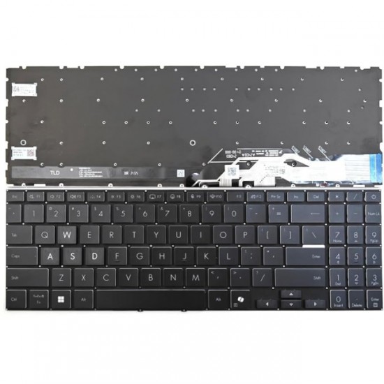 Tastatura Laptop, Asus, VivoBook 16 Flip TP3607A, TP3607AA, iluminata, neagra, layout US