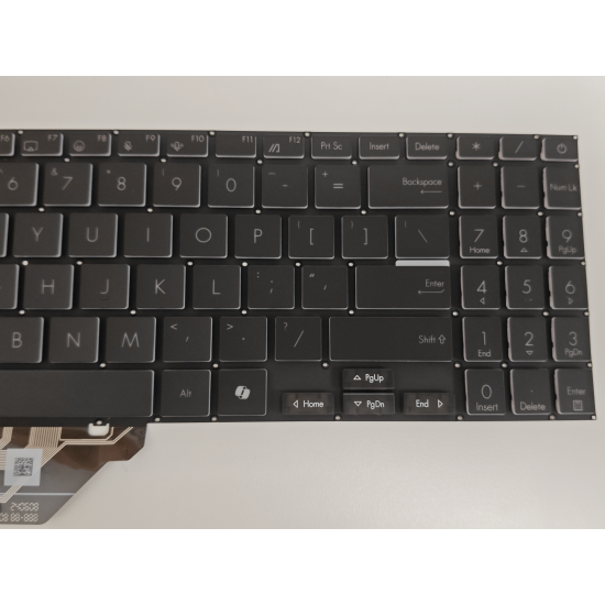 Tastatura Laptop, Asus, VivoBook 16 Flip TP3607A, TP3607AA, iluminata, neagra, layout US