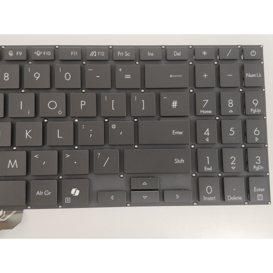 Tastatura Laptop, Asus, VivoBook 18 M1807G, M1807GA, iluminata, neagra, layout UK