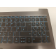 Carcasa superioara cu tastatura palmrest Laptop Gaming, Lenovo, IdeaPad L340-15IRH Type 81LK, 81TR, 5CB0U42759, AP1B4000100, AM1B4000100, FG541, iluminata, neagra, layout UK