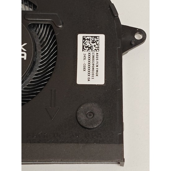 Cooler Laptop, Asus, ExpertBook P2 P2451F, P2451FA, P2451FB, 13NX02P0M02011, DFS5K121142624-FNGK, 5V, 0.5A
