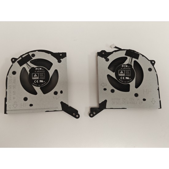 Set coolere Laptop Gaming, Lenovo, Legion 7 16ARHA7 Type 82UH, 5H40S20730, DFSCL12E06486J-FPRV, DFSCL12E16486J-FPRW, 12V, 1A